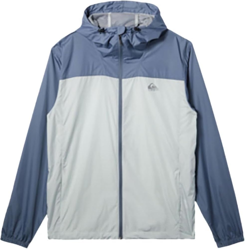 Quiksilver - Mens Overcast Windbreaker Jacket, Color Flint